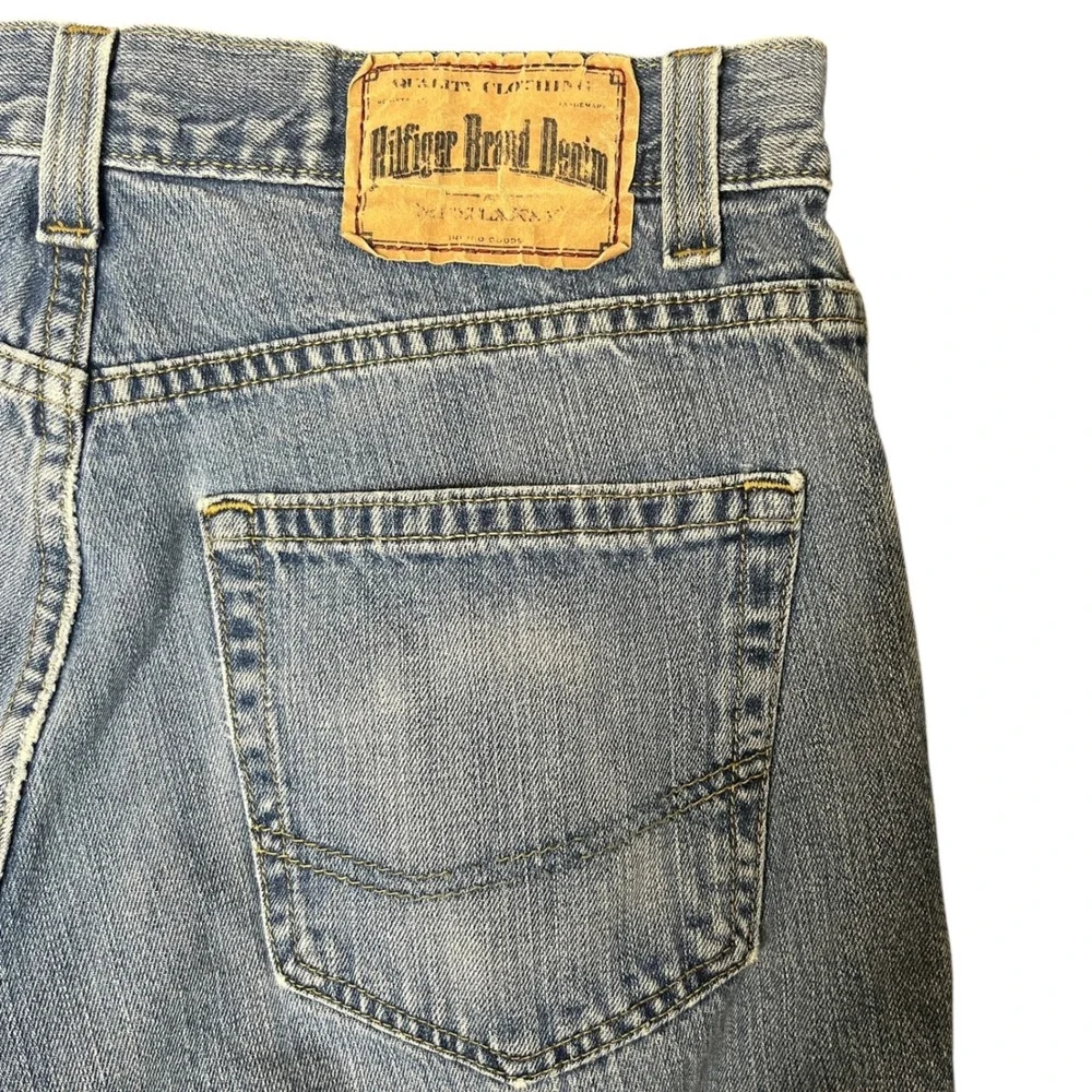 Tommy Hilfiger Men Relaxed Fit Freedom Jeans 30x32 Meas 32x30.5 Denim Streetwear